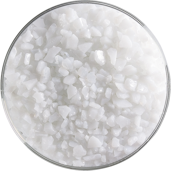 Bullseye Frit - Opaque White - Coarse - 2.25kg - Opalescent