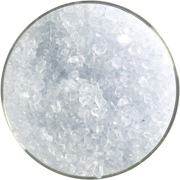Bullseye Frit - Reactive Ice Clear - Gros - 2.25kg - Transparent