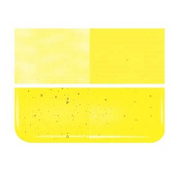 Bullseye Pale Yellow - Transparent - 3mm - Fusing Glas Tafeln