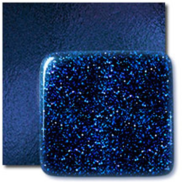 Spectrum Blue Aventurine - Transparent - 3mm - Fusible Glass Sheets
