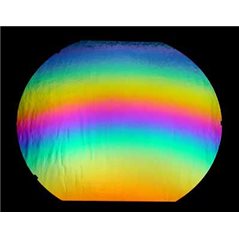 Dichroic - Rainbow 2 - On Thin Black - For Moretti - 1/8 Sheet