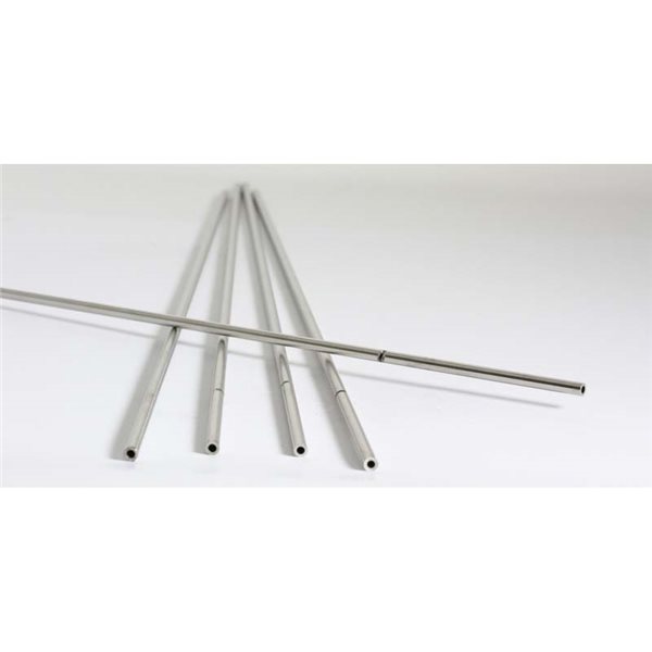 Chrome Steel Blow Pipe - 4mm - 5pcs