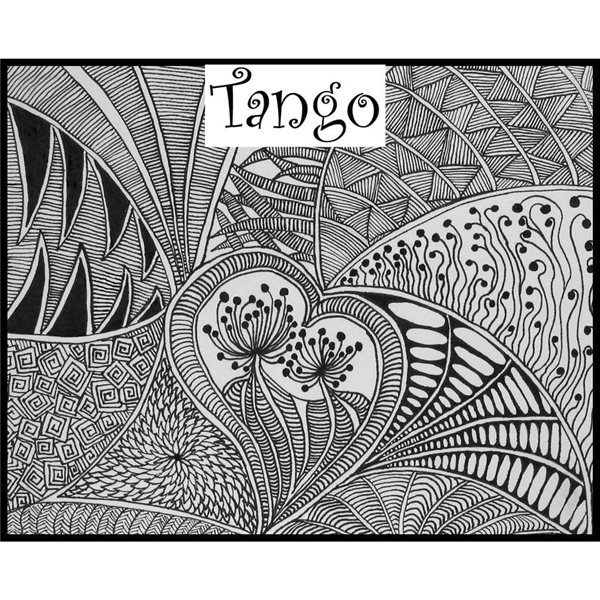 Rubber Stamp Mat - Tango - 10x12.5cm