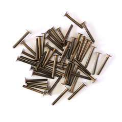 Brass Rivets - 50pcs - 1.3mm