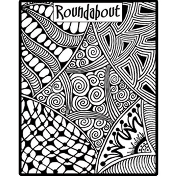 Rubber Stamp Mat - Roundabout - 10x12.5cm