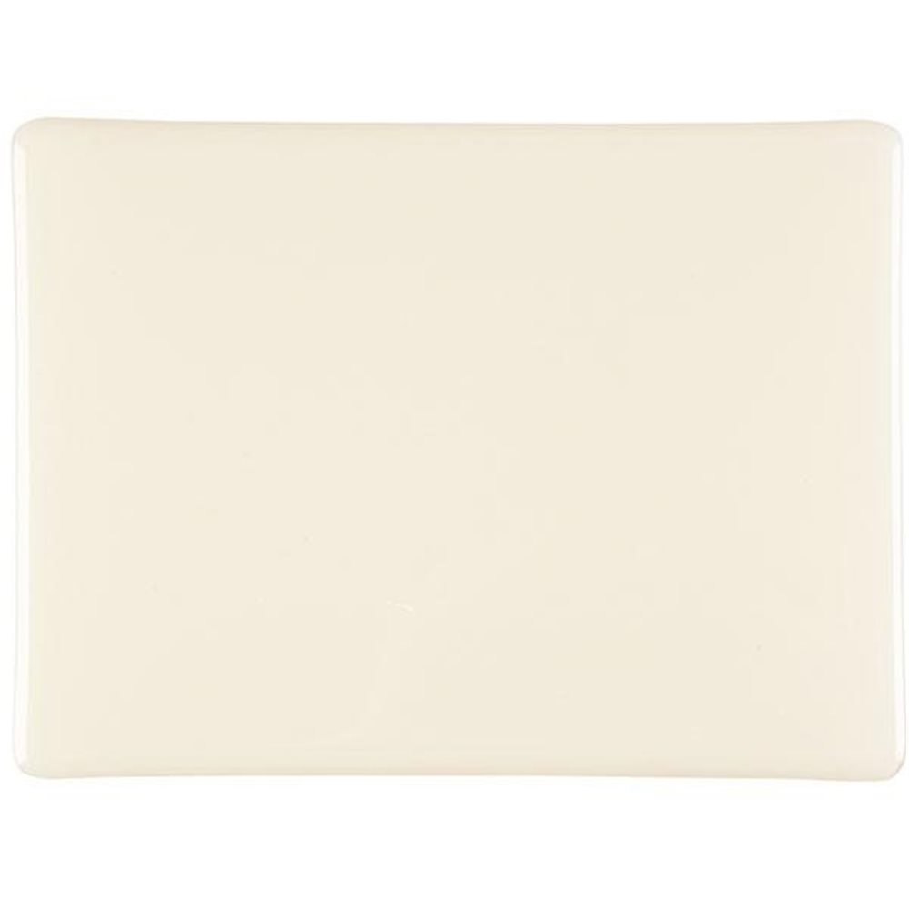 Bullseye Warm White - Opalescent - 3mm - Fusible Glass Sheets