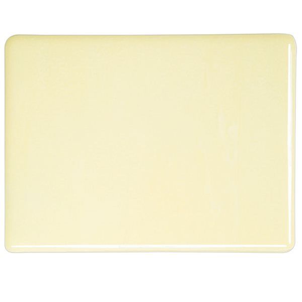 Bullseye Cream - Opalescent - 3mm - Fusible Glass Sheets