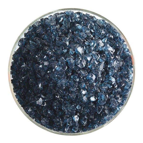 Bullseye Frit - Sea Blue - Coarse - 450g - Transparent