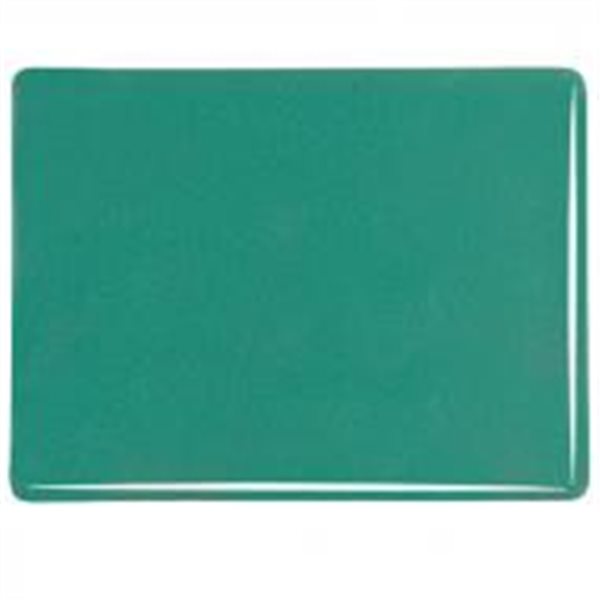 Bullseye Steel Jade - Opalescent - 3mm - Fusible Glass Sheets