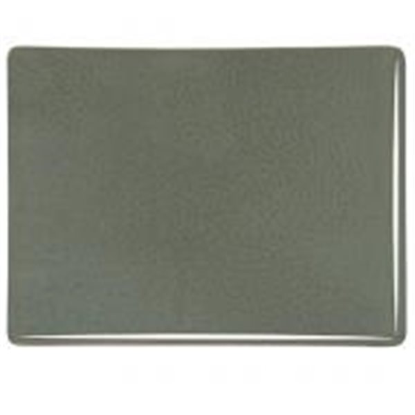 Bullseye Gray Green - Opalescent - 3mm - Fusible Glass Sheets