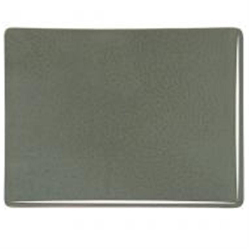 Bullseye Gray Green - Opalescent - 3mm - Fusible Glass Sheets