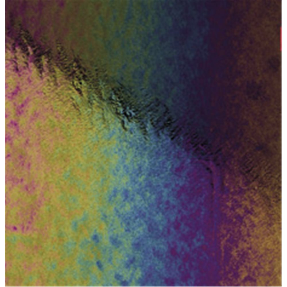 Bullseye Black - Opaleszent - Rainbow Irid - 3mm - Fusing Glas Tafeln