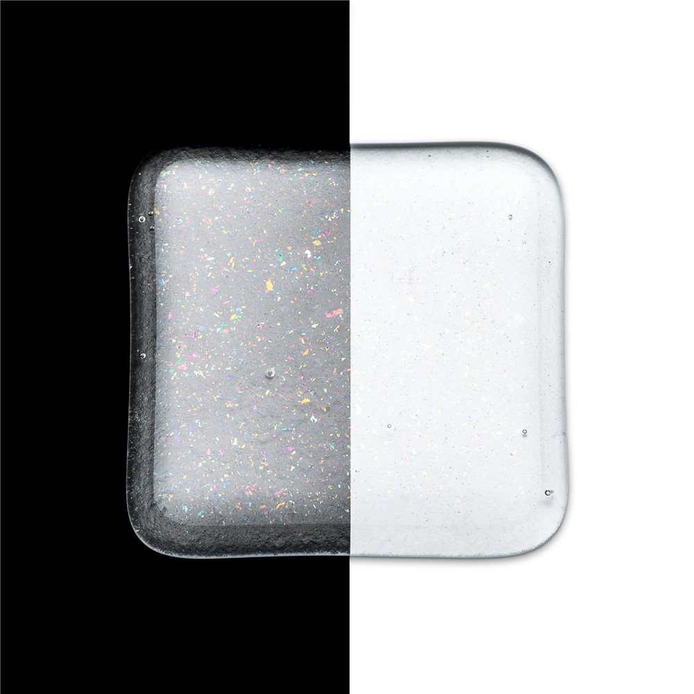 Bullseye Frit - Clear Irid Rainbow - Fine - 2.25kg - Transparent