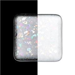 Bullseye Frit - Clear Irid Rainbow - Coarse - 450g - Transparent