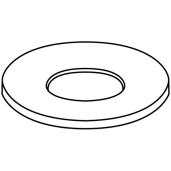 Drop Out Ring - 18x1cm - Öffnung: 7.7cm - Fusing Form