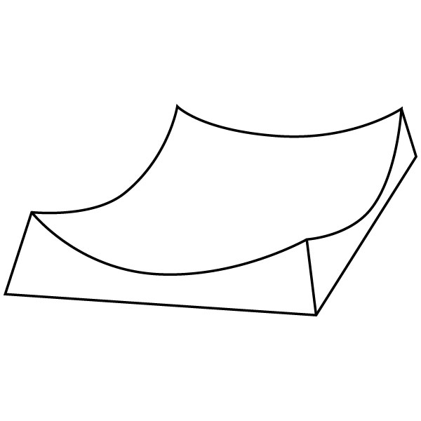 Square Slumper A - 30.4x30.8x5.6cm - Fusing Form