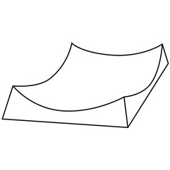 Square Slumper A - 30.4x30.8x5.6cm - Fusing Form