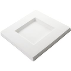 Square Platter - 24.5x24.5x2cm - Base: 12x12cm - Moule pour Fusing