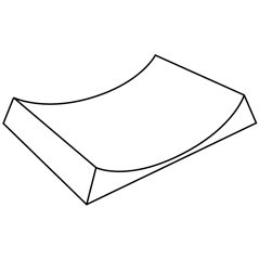 Simple Curve - 40.1x33.7x7.2cm - Fusing Mould