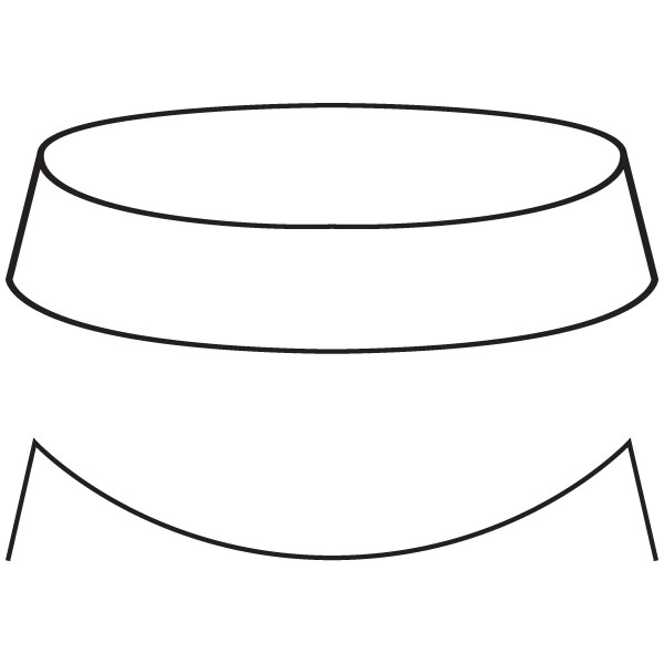 Spherical Bowl - 52.4x5.7cm - Moule pour Fusing