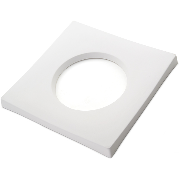 Drop Out Square - 25x25x2.3cm - Ouverture: 15x1.3cm - Moule pour Fusing