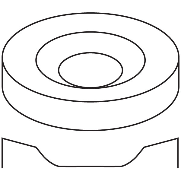 Pasta Plate - 33.2x4.8cm - Basis: 21cm - Fusing Form