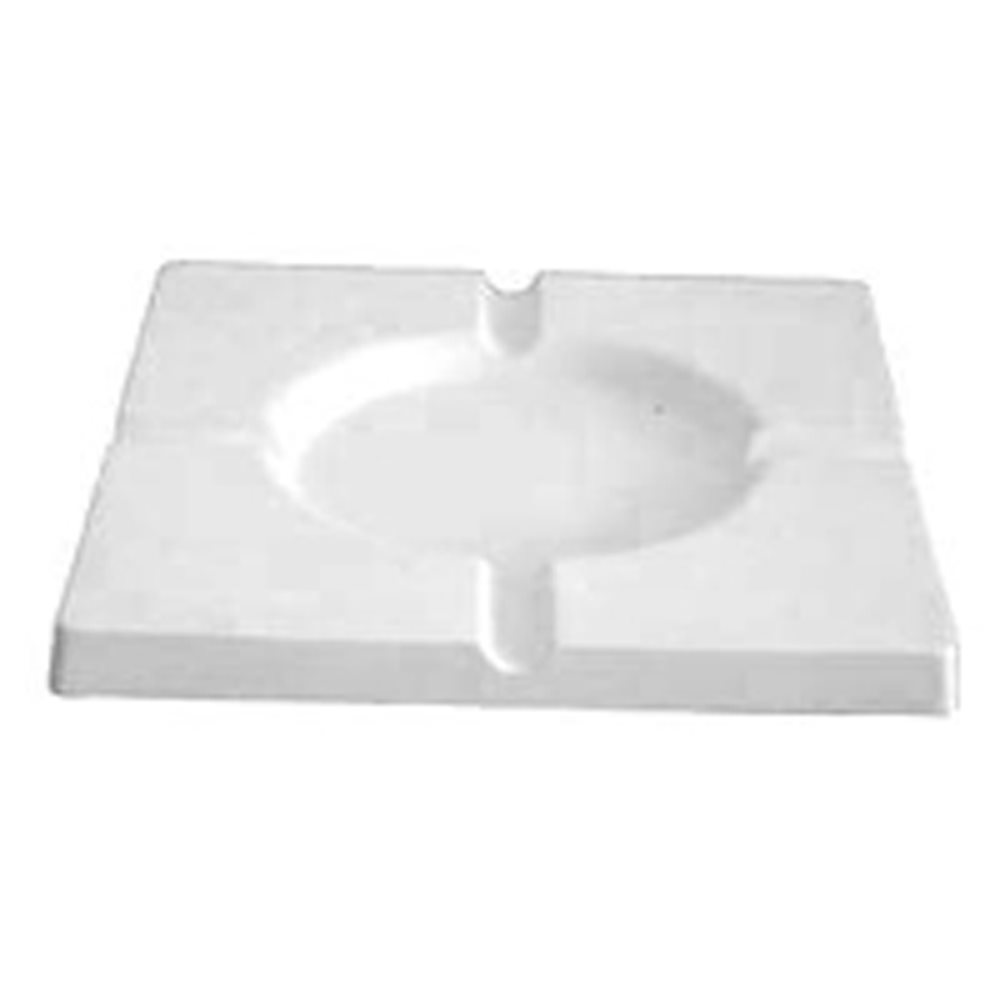 Ashtray - Square - 26.5x26.5x2.2cm - Basis: 15.5cm - Fusing Form