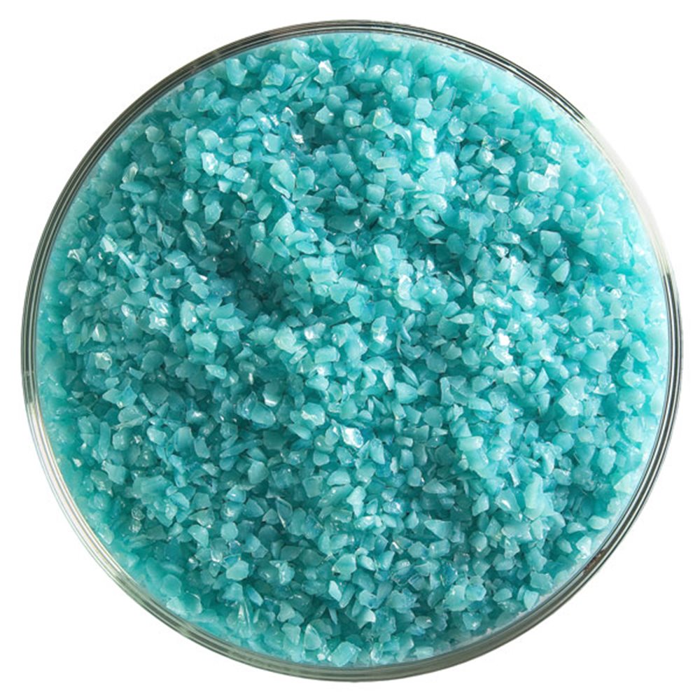 Bullseye Frit - Turquoise Blue - Medium - 2.25kg - Opalescent