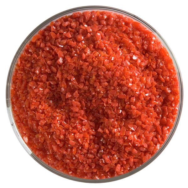 Bullseye Frit - Red - Mittel - 2.25kg - Opaleszent