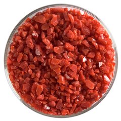 Bullseye Frit - Red - Grob - 2.25kg - Opaleszent