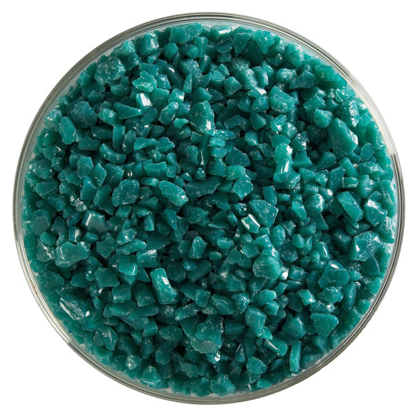 Bullseye Frit - Teal Green - Grob - 2.25kg - Opaleszent