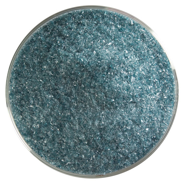 Bullseye Frit - Aquamarine Blue - Fine - 2.25kg - Transparent