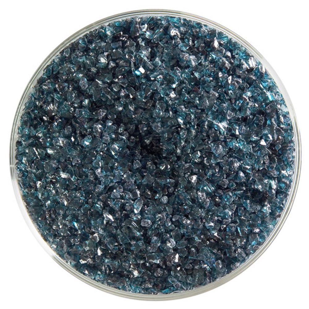 Bullseye Frit - Aquamarine Blue - Medium - 2.25kg - Transparent
