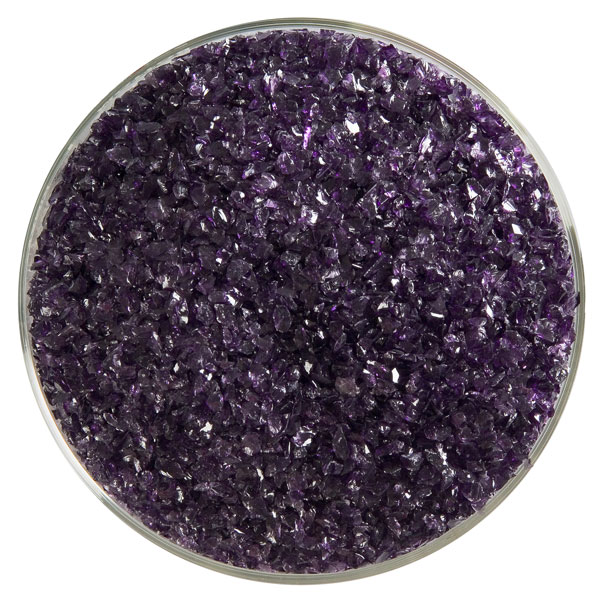 Bullseye Frit - Deep Royal Purple - Mittel - 2.25kg - Transparent