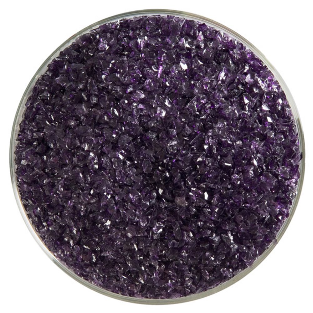 Bullseye Frit - Deep Royal Purple - Moyen - 2.25kg - Transparent