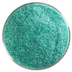Bullseye Frit - Emerald Green - Fein - 2.25kg - Transparent