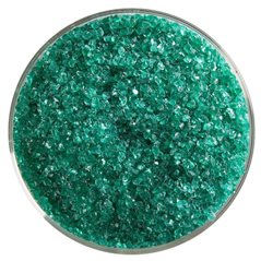 Bullseye Frit - Emerald Green - Moyen - 2.25kg - Transparent
