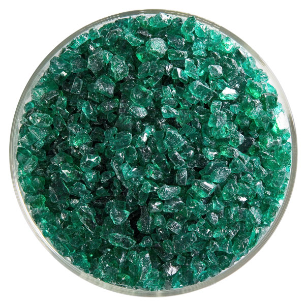 Bullseye Frit - Emerald Green - Grob - 2.25kg - Transparent