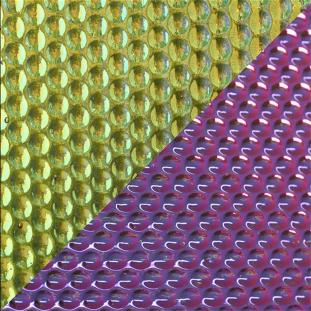 Dichroic - Yellow-Green/Magenta - Radium - Auf Klarglas - 3mm