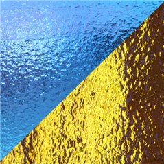 Dichroic - Blue/Yellow - Auf Klarglas - Dünn - 2mm