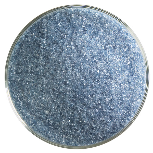 Bullseye Frit - Steel Blue - Fin - 2.25kg - Transparent