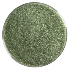 Bullseye Frit - Olive Green - Fine - 2.25kg - Transparent