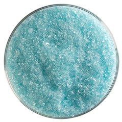 Bullseye Frit - Aqua Blue Tint - Moyen - 2.25kg - Transparent