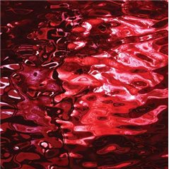 Spectrum Cherry Red - Waterglass Silver Coat - 3mm - Non-Fusing Glas Tafeln  