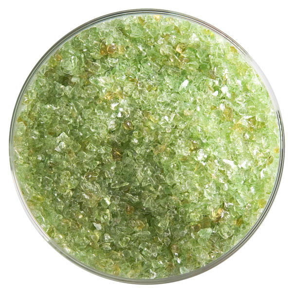 Bullseye Frit - Chartreuse - Mittel - 2.25kg - Transparent