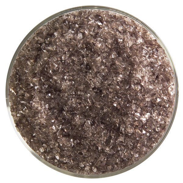 Bullseye Frit - Oregon Gray - Moyen - 2.25kg - Transparent