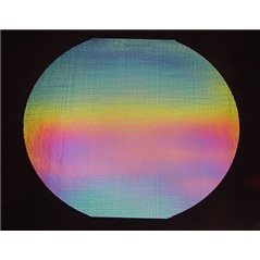 Dichroic - Square 1 - Rainbow - 1/4 Plaque