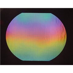 Dichroic - Dots 1 - Rainbow - 1/4 Plaque