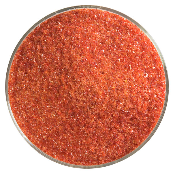 Bullseye Frit - Garnet Red - Fin - 2.25kg - Transparent
