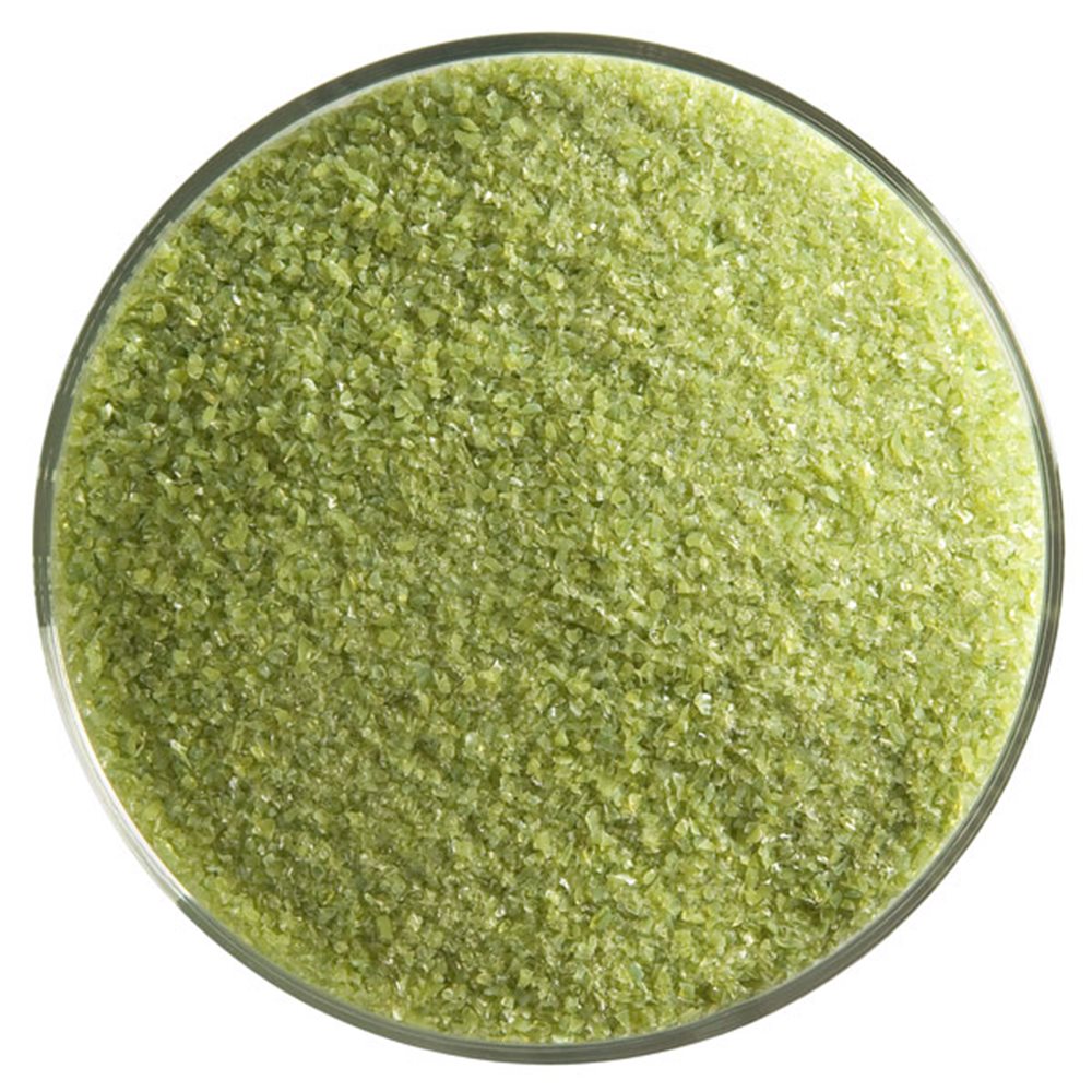 Bullseye Frit - Olive Green - Fine - 2.25kg - Opalescent